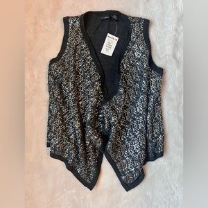 NWT Daytrip Sweater Vest Sequins Women Size Medium